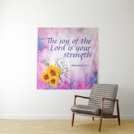 Nehemiah 8:10   wandkleed (In situ)