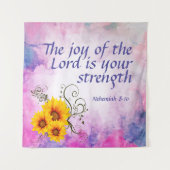 Nehemiah 8:10   wandkleed (Voorkant)