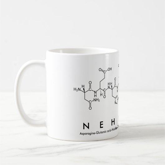 Nehemiah peptide nom mug (Gauche)