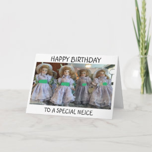 **NEICE** OP JE VERJAARDAG VAN DOLLS KAART