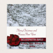 Neige au ruban de Berry Rouge (Inside Unfolded)