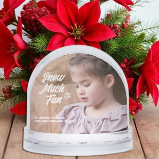 Neige beaucoup amusant Enfants Photo Noël