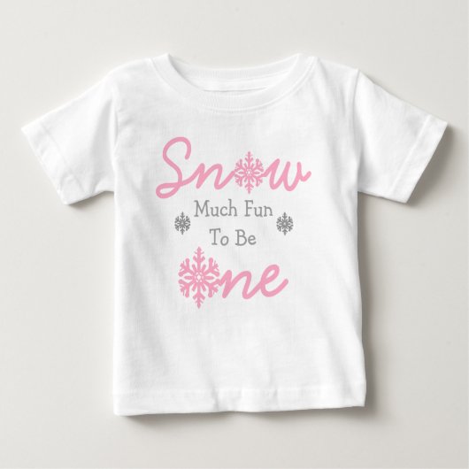 Neige Beaucoup Amusant Pour Être Un T-shirt bébé (Devant)
