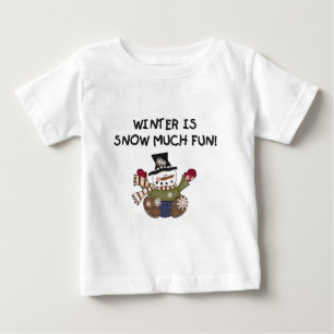 Neige beaucoup amusant Snowman Tshirts et cadeaux