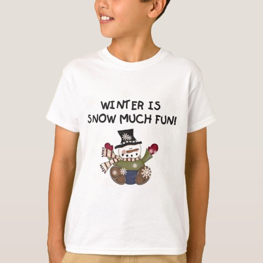 Neige beaucoup amusant Snowman Tshirts et cadeaux (Devant)