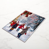 Neige Beaucoup d'enfants amusants Jouer Carte de N (Rotation)