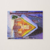 NEIGE CABINE ART NOËL JIGSAW PUZZLE (Horizontal)