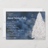 Neige couverte Noël Fête Invitation (Devant)