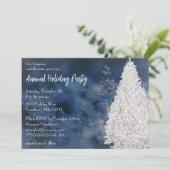 Neige couverte Noël Fête Invitation (Debout devant)