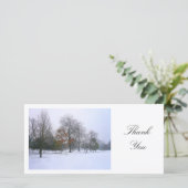 Neige dans le parc - Merci (Debout devant)