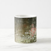 Neige d'hiver sur la tasse de photo de baies (Centre)