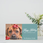 Neige et étincelles Cartes photos de vacances (Debout devant)