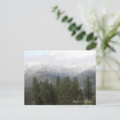 Neige fraîche en poudre.... Carte postale (Debout devant)