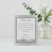 neige grise d'arbres d'hiver du carte de (Debout devant)