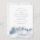 Neige | Invitation à la douche nuptiale d'hiver (Devant)