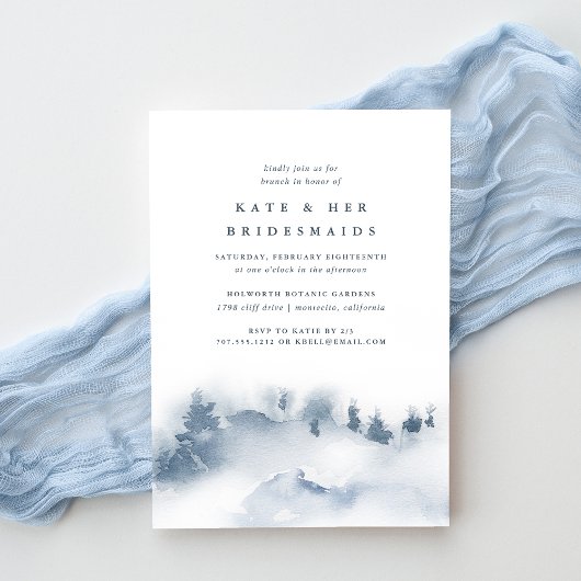 Neige | Invitation de Brunch pour femmes d'hiver