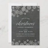 Neige | Invitation pour le dîner de Noël (Devant)
