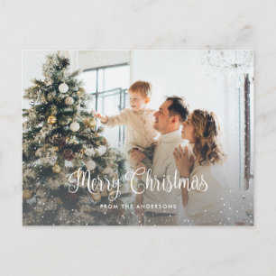 Neige Joyeux Noël 2 Photo Cartes postales