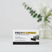 Neige labourant le carte de visite (Debout devant)