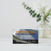 Neige labourant le carte de visite (Debout devant)