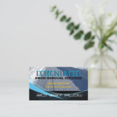 Neige labourant le carte de visite (Debout devant)