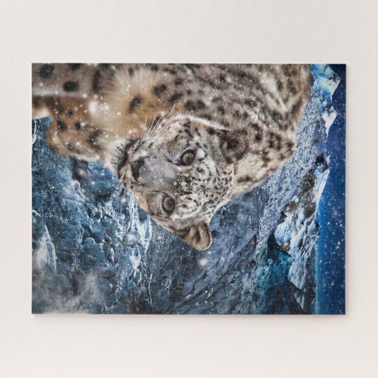 NEIGE LEOPARD CLOUD WALKER JIGSAW PUZZLE (Horizontal)