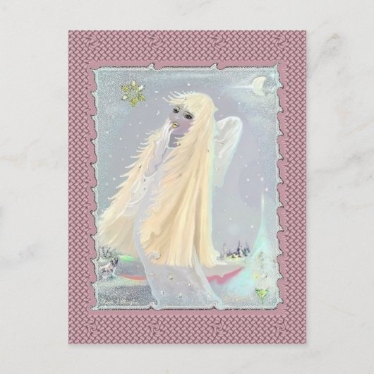 Neige magique, carte postale (Devant)