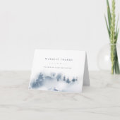 Neige | Merci Mariage personnalisé (Devant)