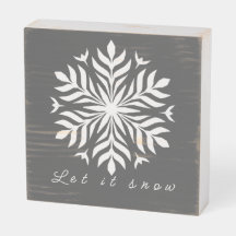 neige mignonne sur gris