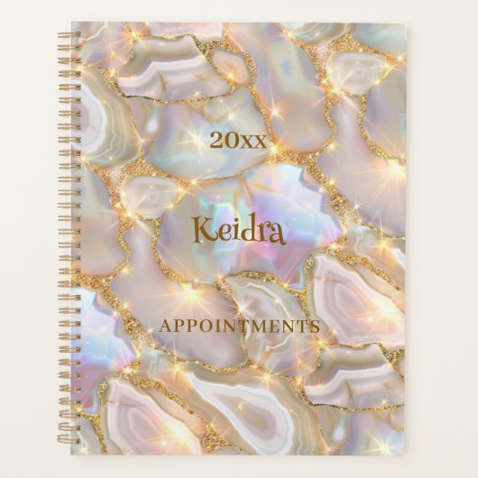 neige or agate holographique nom 2026 (Devant)