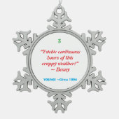 Neige Ornement de Noël - flocon (Devant)