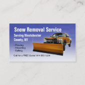 Neige PERSONNALISABLE labourant des cartes de (Dos)