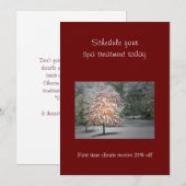Neige sur les érables Invitations (Devant / Derrière)