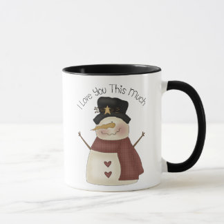 Neigent je t'aime beaucoup de tasse