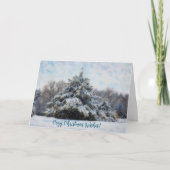Neiges Pré Noël Cosy Carte de Noël (Devant)
