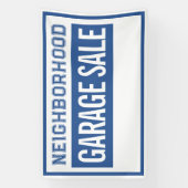 Neighborhood Garage Sale Banner 2.5' X 4' (Verticaal)