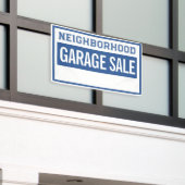 Neighborhood Garage Sale Banner 2.5' X 4' (Buitenkant Gebouw)