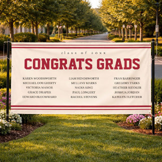 Neighborhood High School Graduation Banner