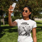 Neiging naar bloemen t-shirt