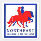 NEIHC-Sticker Vierkante Sticker (Voorkant)