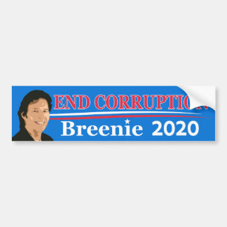 NEIL BREEN END CORRUPTION parodiecampagsticker Bumpersticker