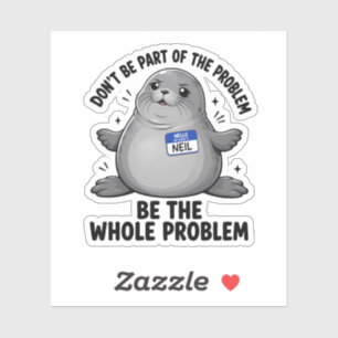 Neil de Zeehond Sticker