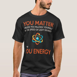 Neil deGrasse Tyson je doet er toe en je energiek T-shirt