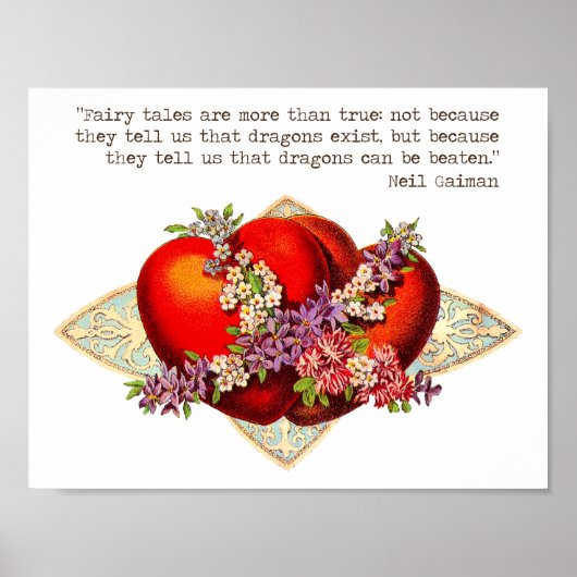 Neil Gaiman Quote Poster (Voorkant)