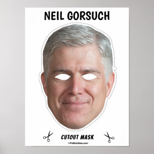 NEIL GORsuch Halloween Masker Poster