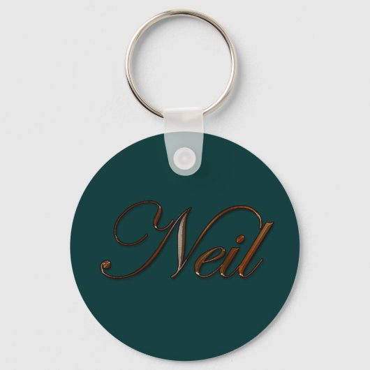 NEIL Naam-Branded Gift Sleutelhanger of Zipper-pul (Voorkant)