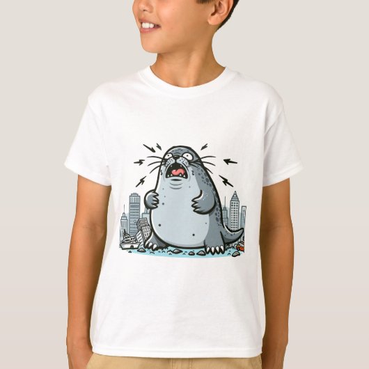 Neil The Rampaging Seal T-shirt (Voorkant)