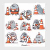 Neil The Seal 4 Sticker (Vel)