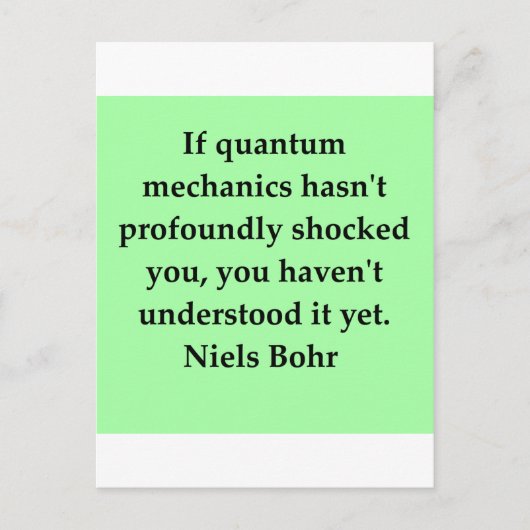 neils beide quotes briefkaart (Voorkant)