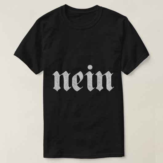 NEIN Deutschland Vlag van de duitse Eagle Duitslan T-shirt (Design voorkant)